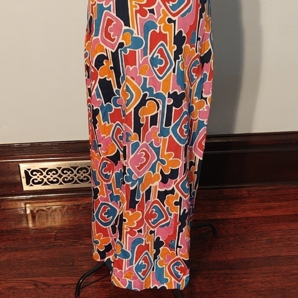 Colorful Printed Maxi Dress - Picture 3 of 8